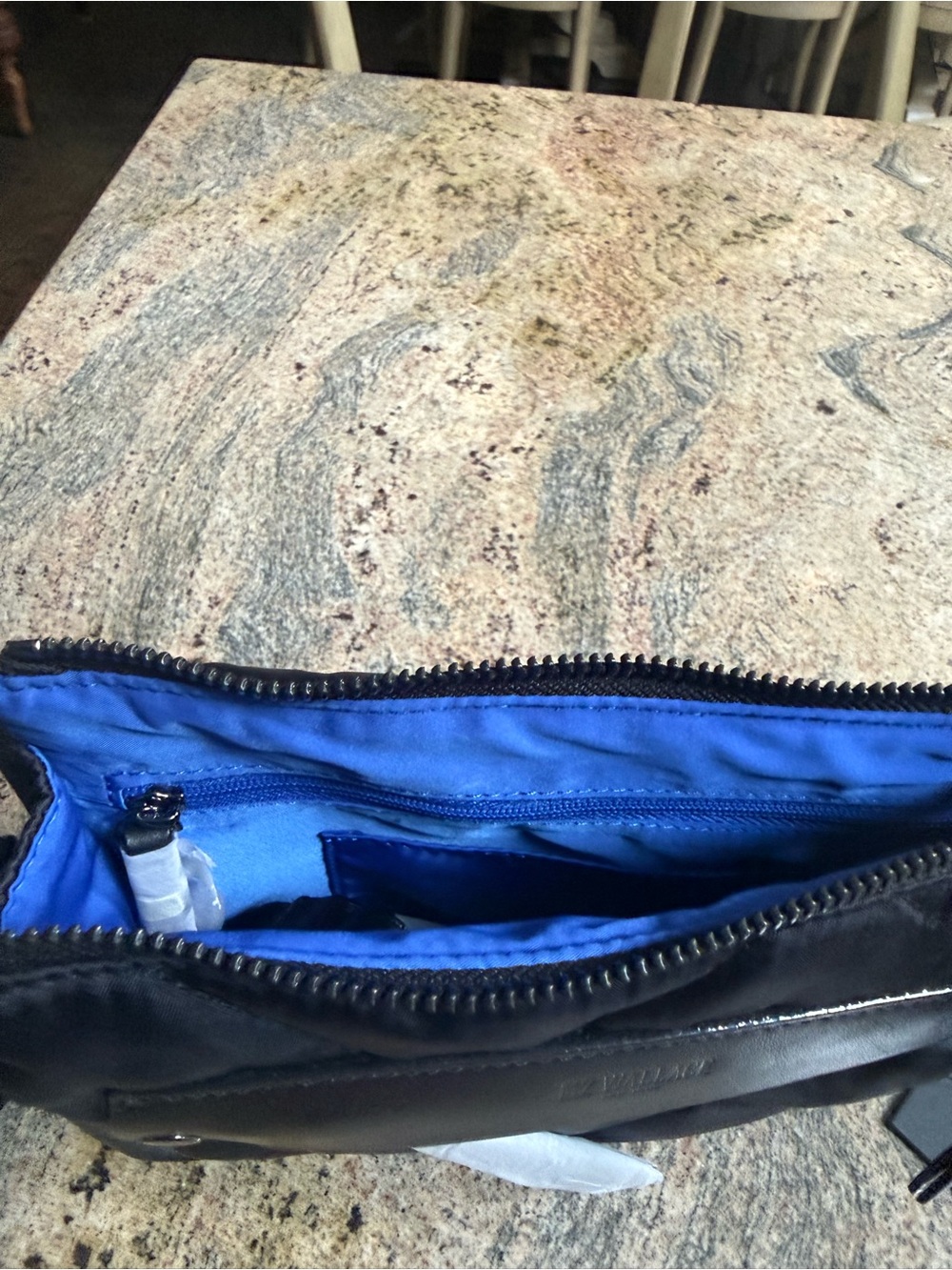 MZ Wallace Black Quilted Nylon Crossbody Bag - Picture 3 of 5